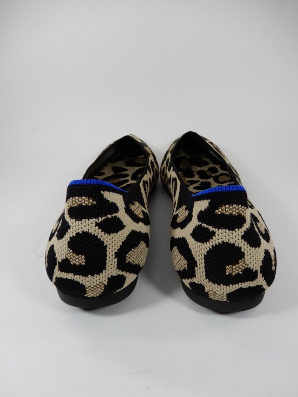 Rothy's The Point II Flats Shoes Size 12.5 Desert Cat Leopard Print NEW - Picture 7 of 16